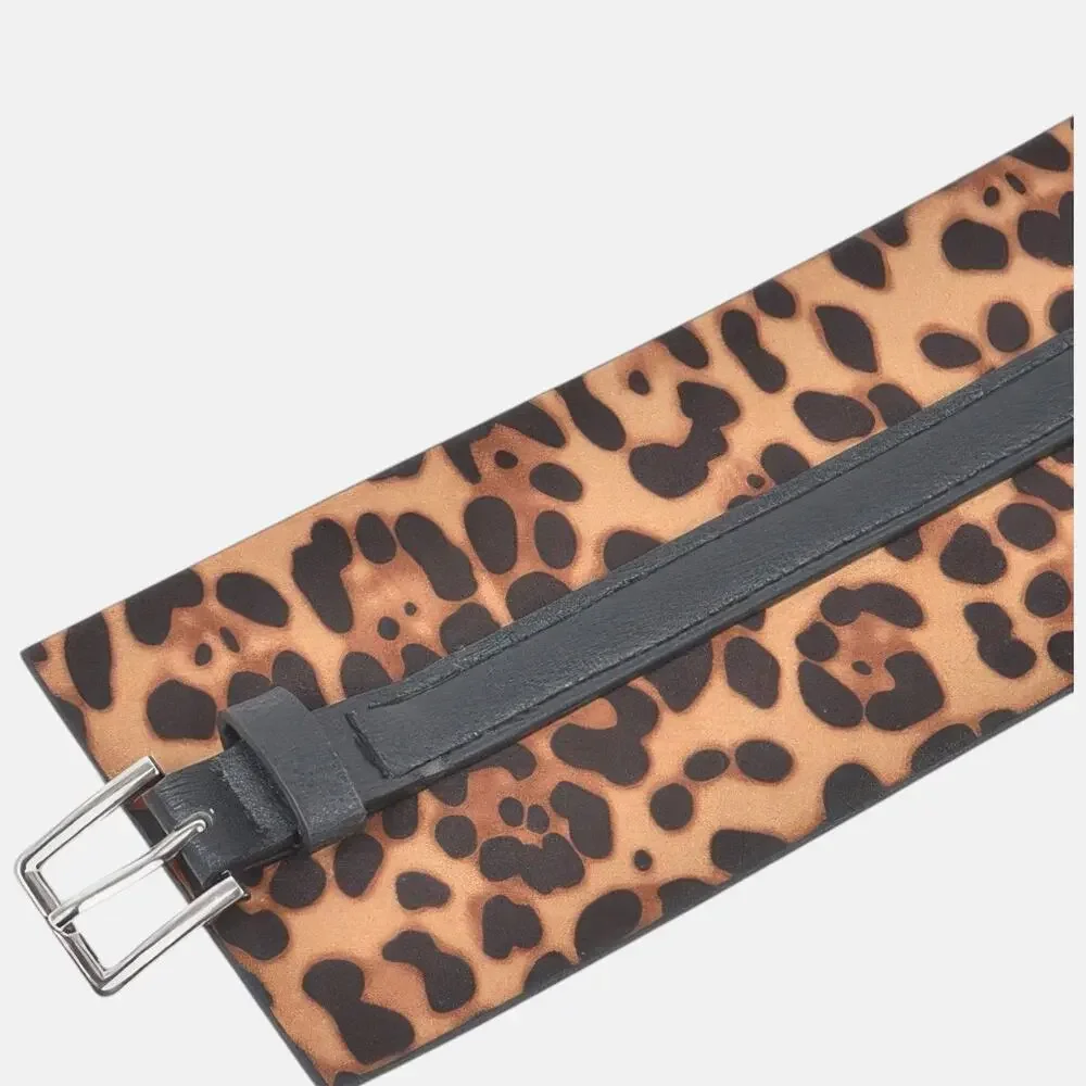 Wild Elegance Leopard Waist Belt